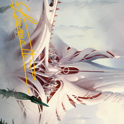 The Fair Basilica Art Card (Gold-Stamped Signature) [Phyrexia: All Will Be One Art Series]