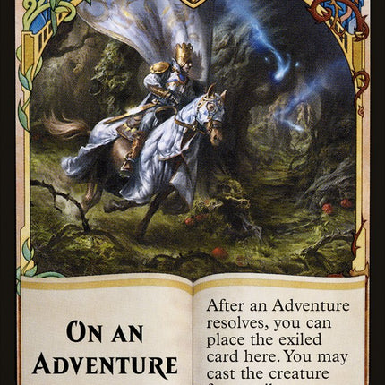 On an Adventure Token [Throne of Eldraine Tokens]