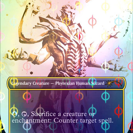Ertai, the Corrupted (Borderless Ichor Step-and-Compleat Foil) [Secret Lair Drop Series]