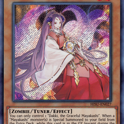 Dakki, the Graceful Mayakashi [HISU-EN027] Secret Rare