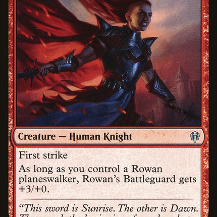 Rowan's Battleguard [Throne of Eldraine]