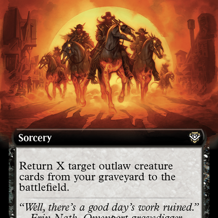 Back in Town (Extended Art) [Outlaws of Thunder Junction Commander]