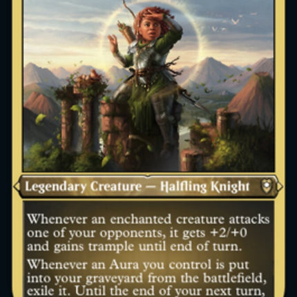 Mazzy, Truesword Paladin (Foil Etched) [Commander Legends: Battle for Baldur's Gate]