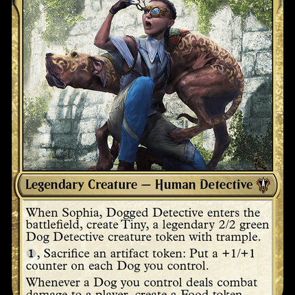 Sophia, Dogged Detective (MKC) [The List]