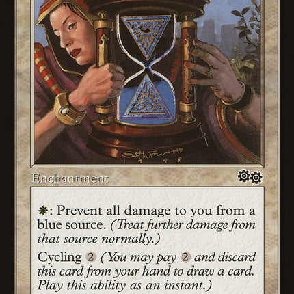 Rune of Protection: Blue [Urza's Saga]