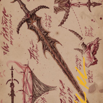 Blackblade Reforged Art Card (Gold-Stamped Signature) [The Brothers' War Art Series]