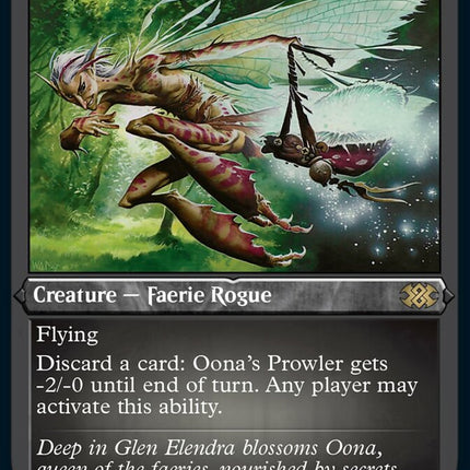Oona's Prowler (Foil Etched) [Double Masters 2022]