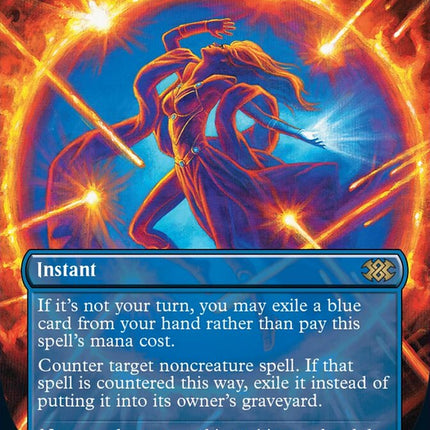 Force of Negation (Borderless Alternate Art) [Double Masters 2022]