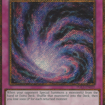 Time-Space Trap Hole [PGL3-EN039] Gold Secret Rare