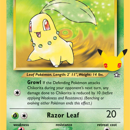 Chikorita (54/111) (Jumbo Card) [First Partner Pack]