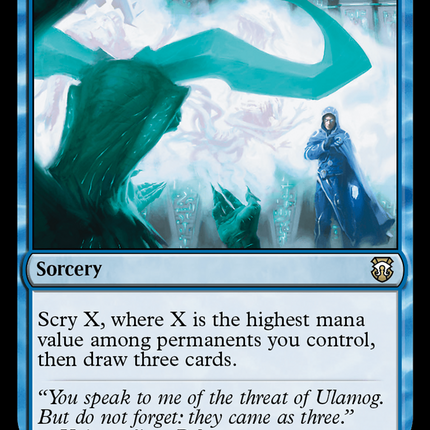 Ugin's Insight (Ripple Foil) [Modern Horizons 3 Commander]