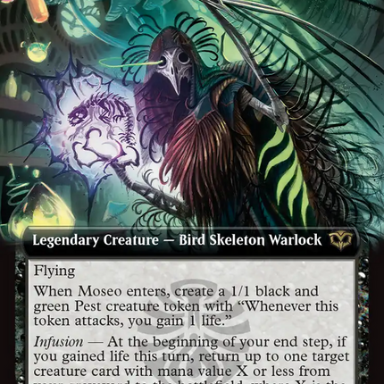 Moseo, Vein's New Dean (Extended Art) [Secrets of Strixhaven]