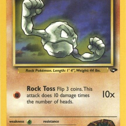 Brock's Geodude (68/132) [Gym Challenge Unlimited]