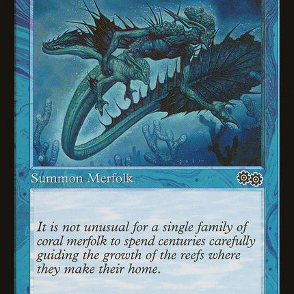 Coral Merfolk [Urza's Saga]