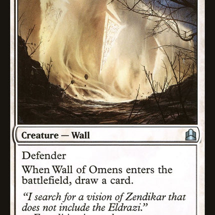 Wall of Omens [Commander 2011]