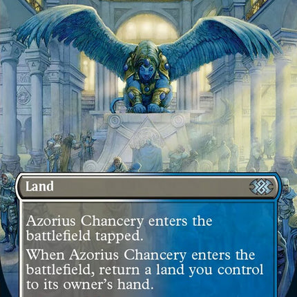 Azorius Chancery (Borderless Alternate Art) [Double Masters 2022]
