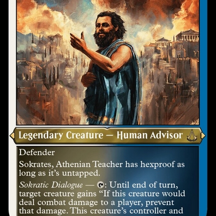 Sokrates, Athenian Teacher (Foil Etched) [Assassin's Creed]