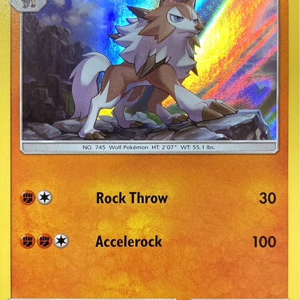 Lycanroc (76/147) (Water Web Holo) [Sun & Moon: Burning Shadows]