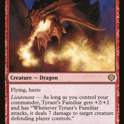 Tyrant's Familiar [Starter Commander Decks]