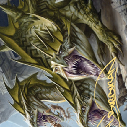 Grakmaw, Skyclave Ravager Art Card (Gold-Stamped Signature) [Zendikar Rising Art Series]