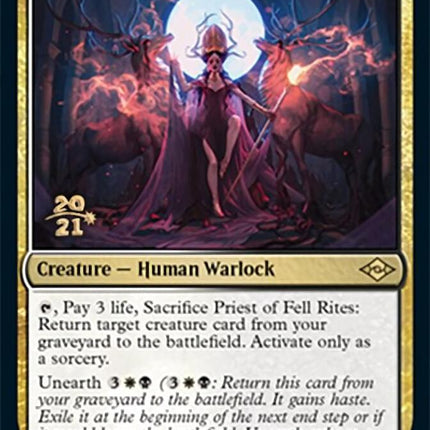 Priest of Fell Rites [Modern Horizons 2 Prerelease Promos]