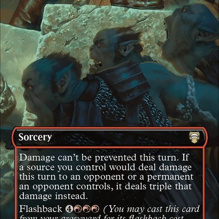 Isengard Unleashed (Borderless) (Surge Foil) [The Lord of the Rings: Tales of Middle-Earth Commander]