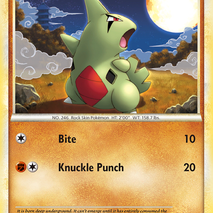 Larvitar (51/95) [HeartGold & SoulSilver: Unleashed]