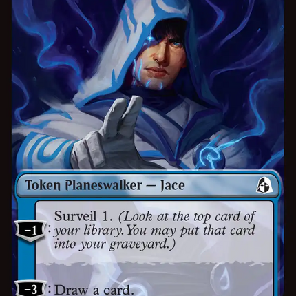 Illusion // Jace Double-Sided Token [Reality Fracture Tokens]