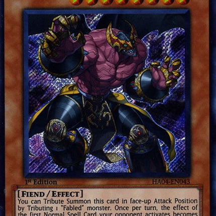 Fabled Dianaira [HA04-EN043] Secret Rare