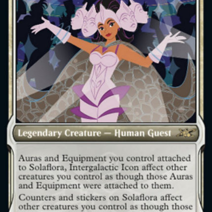 Solaflora, Intergalactic Icon (Showcase) (Galaxy Foil) [Unfinity]