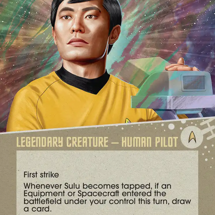 Sulu, Space Swashbuckler (Showcase) (Surge Foil) [Star Trek]