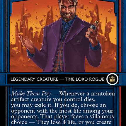 The Master, Gallifrey's End (Showcase) (Surge Foil) [Doctor Who]