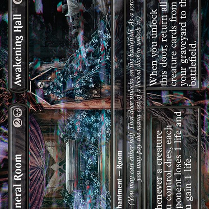 Funeral Room // Awakening Hall (Borderless) [Duskmourn: House of Horror]