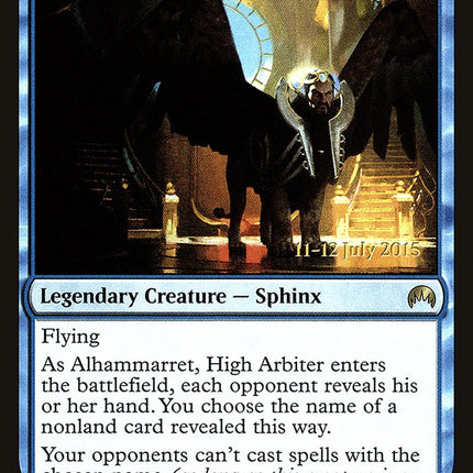 Alhammarret, High Arbiter [Magic Origins Prerelease Promos]