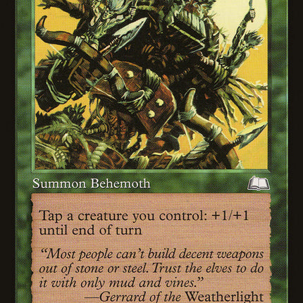 Llanowar Behemoth [Weatherlight]
