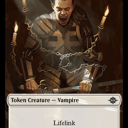 Emblem - Sorin, Lord of Innistrad // Vampire (0004) Double-Sided Token [The Lost Caverns of Ixalan Commander Tokens]