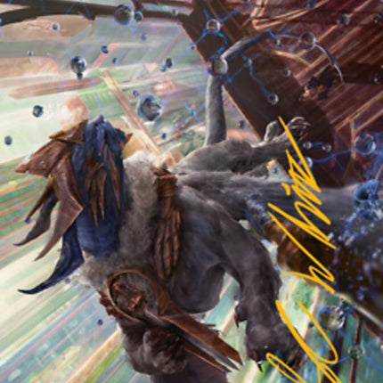 Change of Plans Art Card (Gold-Stamped Signature) [Streets of New Capenna Art Series]