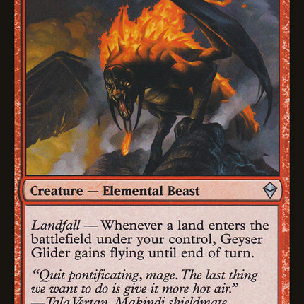 Geyser Glider [Zendikar]