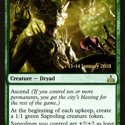Tendershoot Dryad [Rivals of Ixalan Prerelease Promos]