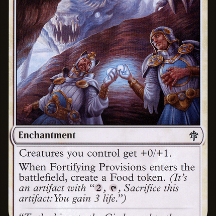 Fortifying Provisions [The List]