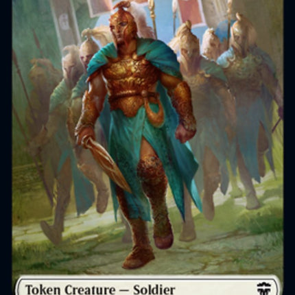 Cat // Soldier Double-Sided Token [Commander Legends Tokens]