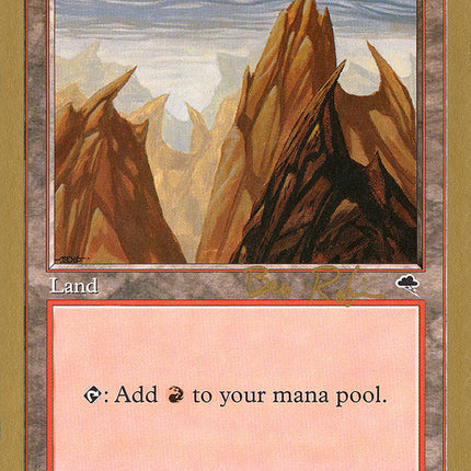 Mountain (br343) (Ben Rubin) [World Championship Decks 1998]