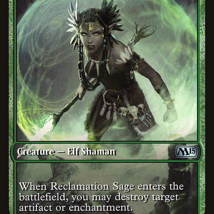 Reclamation Sage (Game Day) [Magic 2015 Promos]