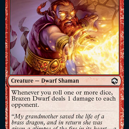Brazen Dwarf [Dungeons & Dragons: Adventures in the Forgotten Realms]