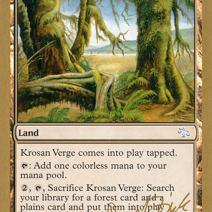 Krosan Verge (Daniel Zink) [World Championship Decks 2003]