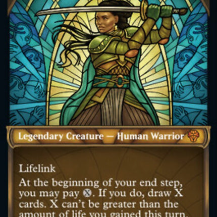 Shanna, Purifying Blade (Showcase Textured) [Dominaria United]