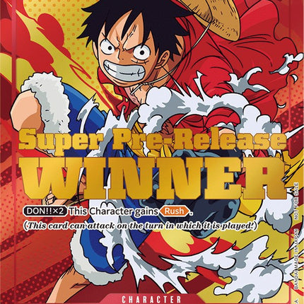 Monkey.D.Luffy (Super Pre-Release) [Winner] [One Piece Promotion Cards]