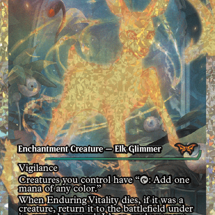 Enduring Vitality (Japan Showcase Fracture Foil) [Duskmourn: House of Horror]