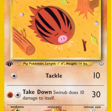 Swinub (57/64) [Neo Revelation 1st Edition]