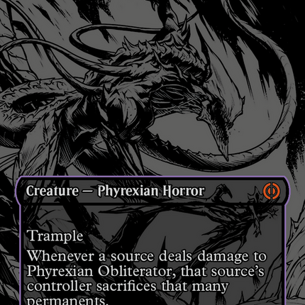 Phyrexian Obliterator (Oil Slick Raised Foil) [Phyrexia: All Will Be One]